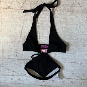 NWT Black Edikted going out top